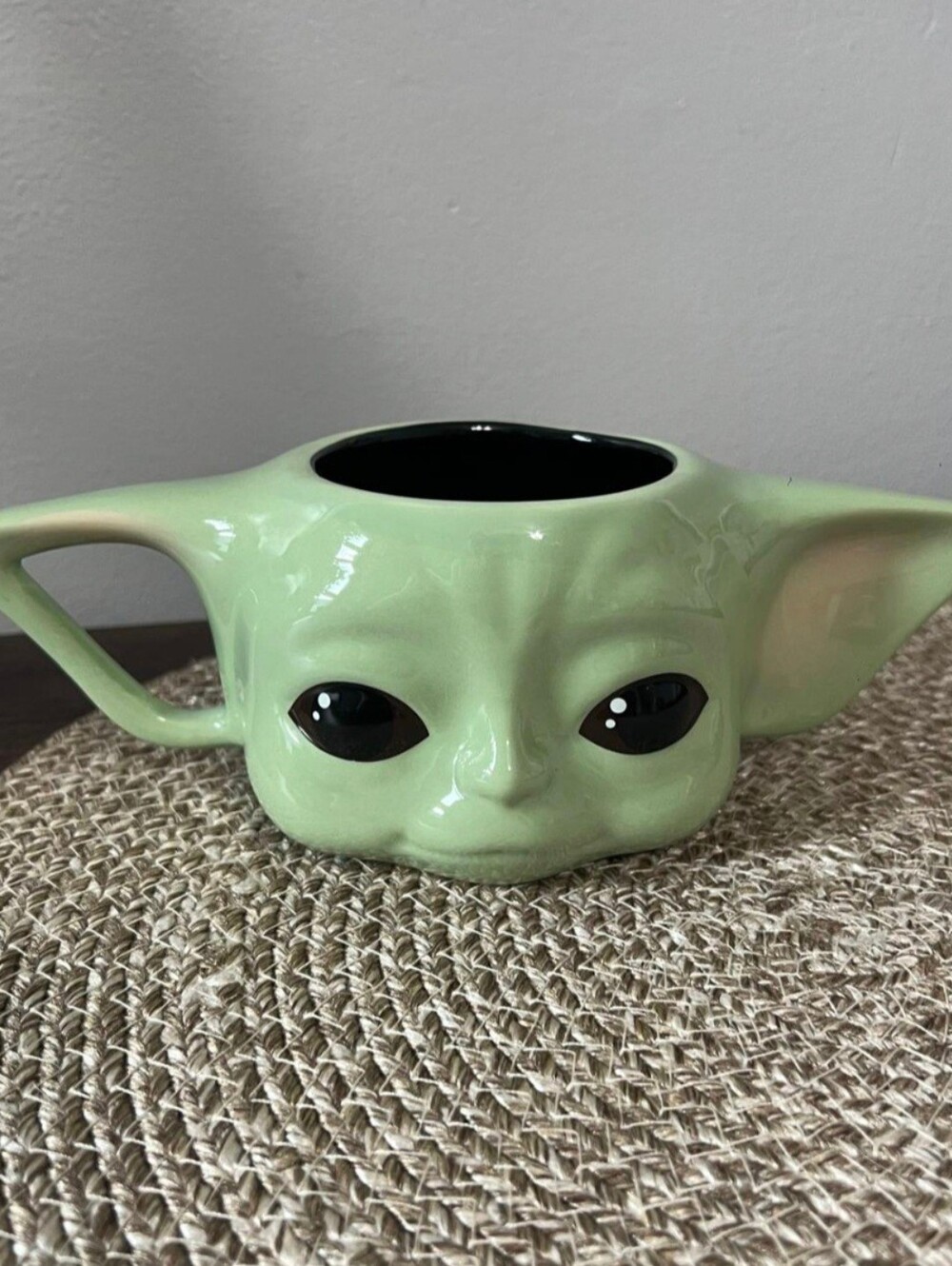 Star Wars The Mandalorian Grogu Mug 3D Baby Yoda Ceramic Coffee Cup with Ears